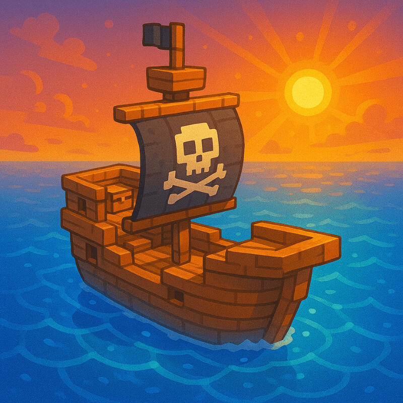 Pirate ship minecraft