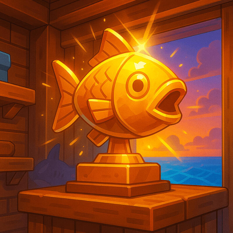 Automation! Raft survival trophy cabinet